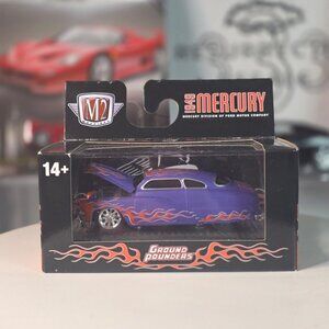 M2 Machines 1949 Mercury Ground Pounders Purple Flames Sealed New #82161
